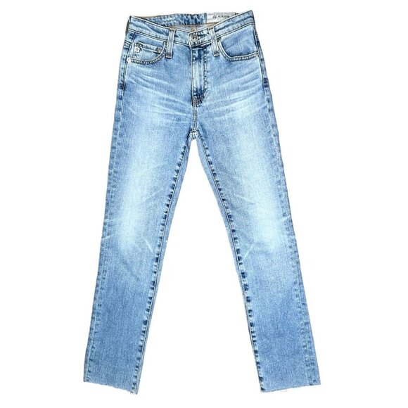 AG-ED Denim The Isabelle High-Rise Straight Crop Jeans Size 22 - Picture 1 of 4